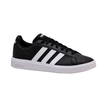 Tenis-Casual-Preto-e-Branco-Grand-Court-Base-II-|-Adidas-Tamanho--38---Cor--PRETO-0